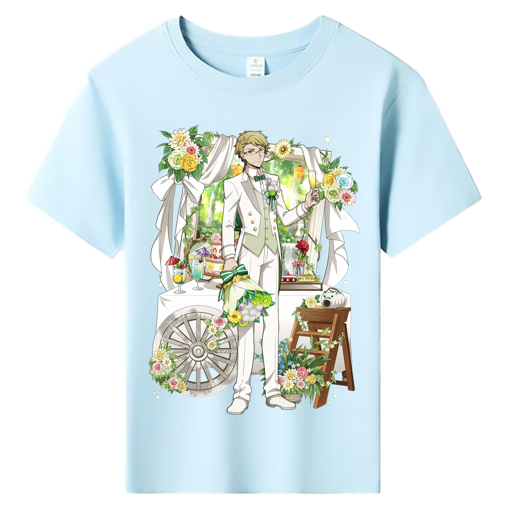 （画像用） 文豪ストレイドッグス Bungo Stray Dogs 綿100％キッズTシャツ（フロントプリント）